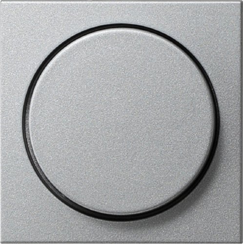 Лицевая панель Gira System55 для светорегулятора поворотного алюминий картинка